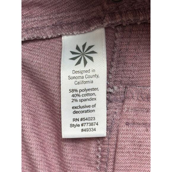 Athleta Skirt Womens Sz 10 Purple Lavender Corduroy Mini Casual Pockets - Picture 8 of 10